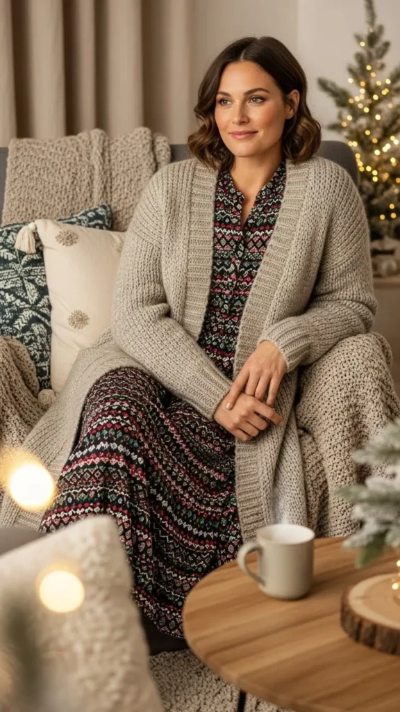 cozy-cardigan-with-printed-dress