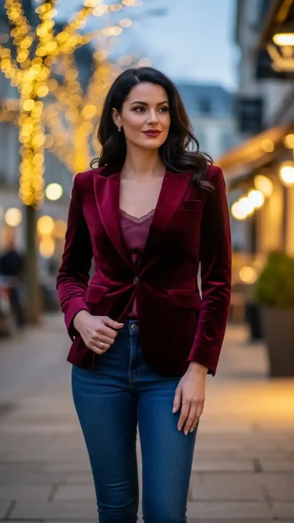 velvet-blazer-with-dark-jeans