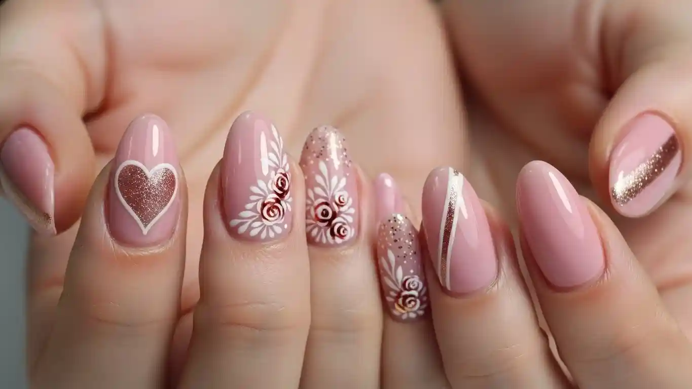 classy-valentines-short-nails-design