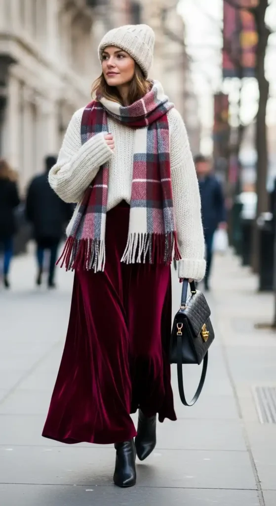 knit-sweater-with-maxi-skirt