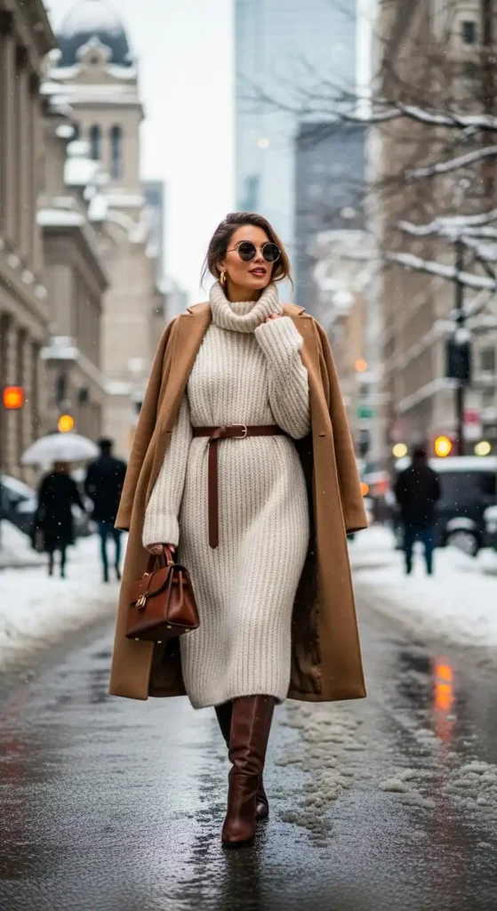 turtleneck-dress-with-knee-high-boots