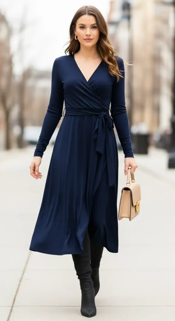 wrap-dress-with-long-sleeves