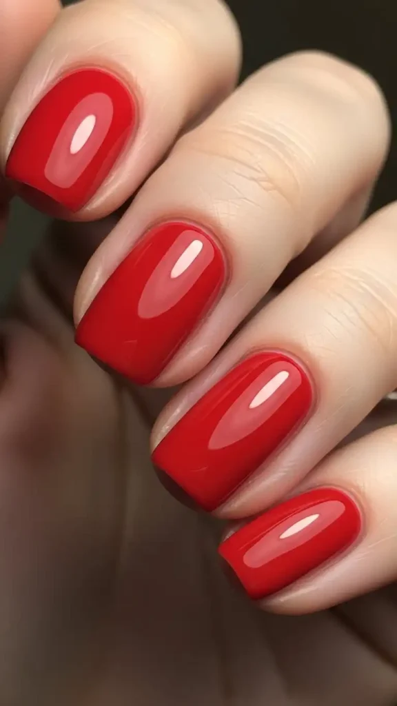 classic-cherry-red-nails