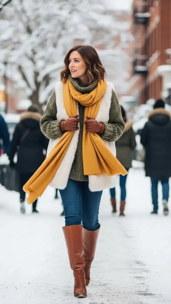 faux-fur-vest-layering