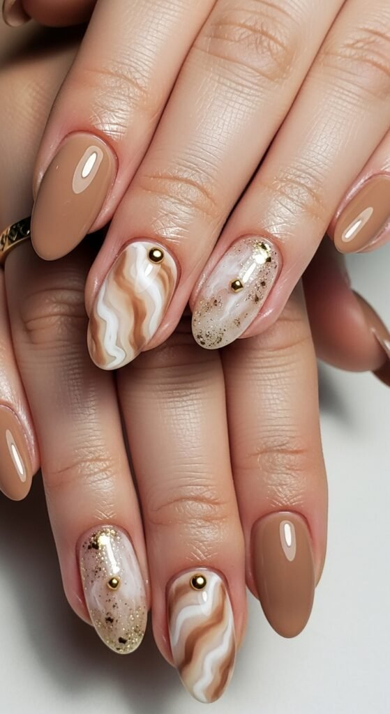 15 Trendy And Gorgeous Classy Nails Ideas You’ll Love to Try 13 light-brown-latte-nail