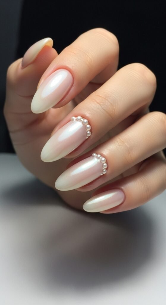 15 Trendy And Gorgeous Classy Nails Ideas You’ll Love to Try 14 pearl-finish-soft-nail