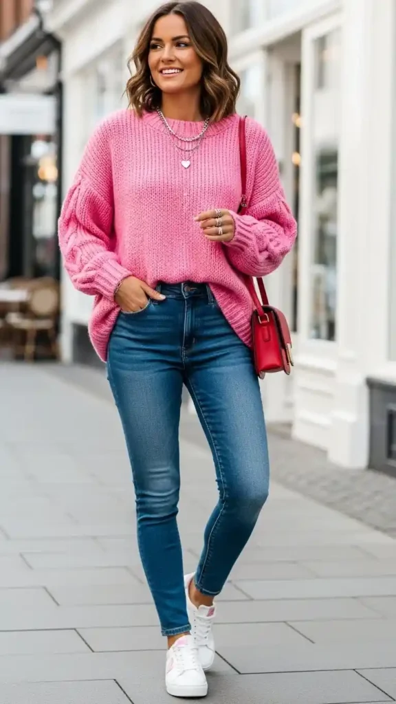 pink-sweater-with-skinny-jeans