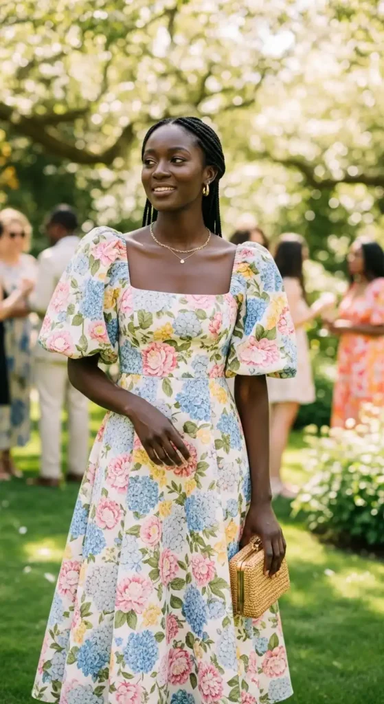 floral-puff-sleeve-dress-for-garden-gatherings