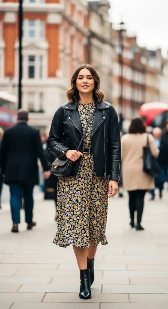 leather-jacket-with-midi-dress