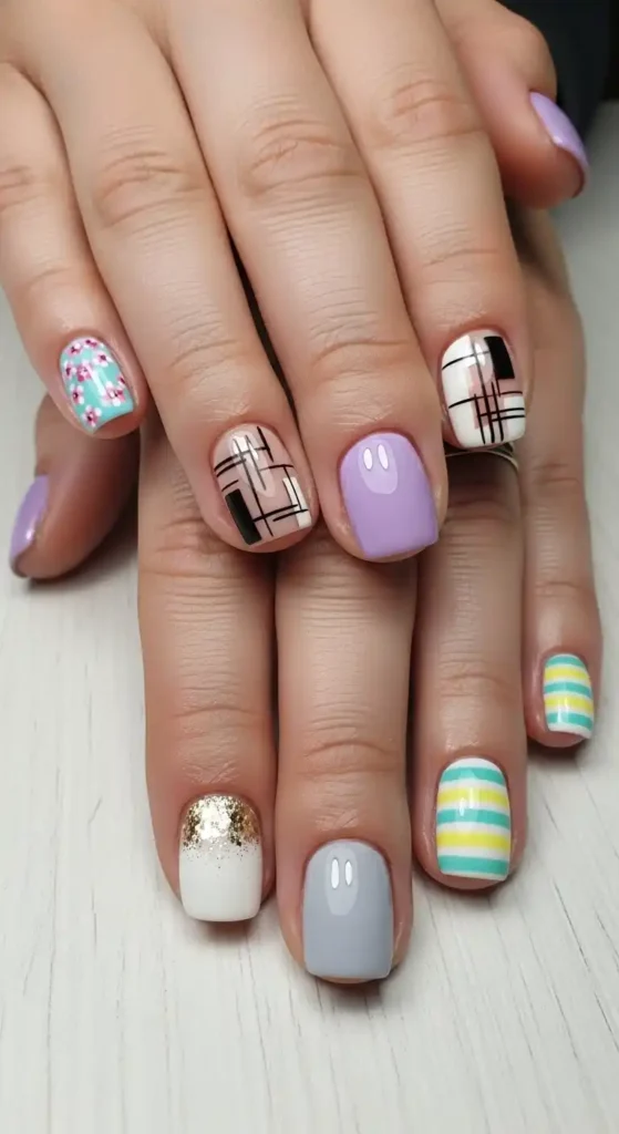 How to Create Minimalist Short Nail Designs for Daily Wear 8 mix-and-match