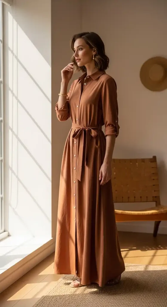 button-down-maxi-dress