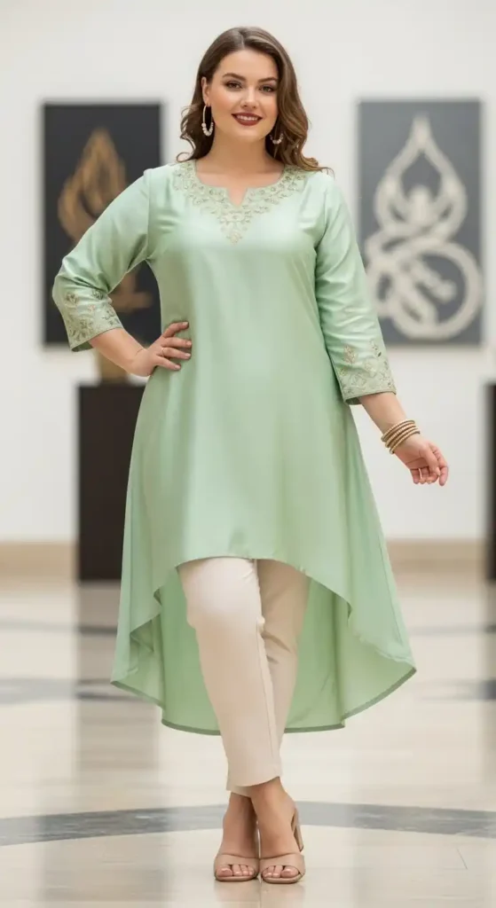 high-low-hem-kurta-with-cigarette-pants