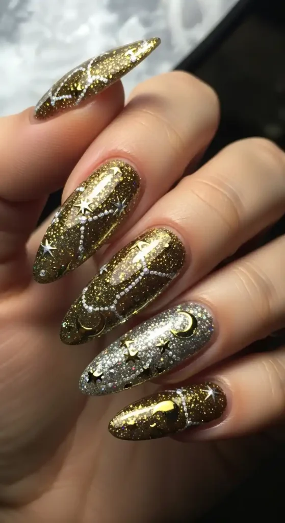 moonlit-glitter-nails