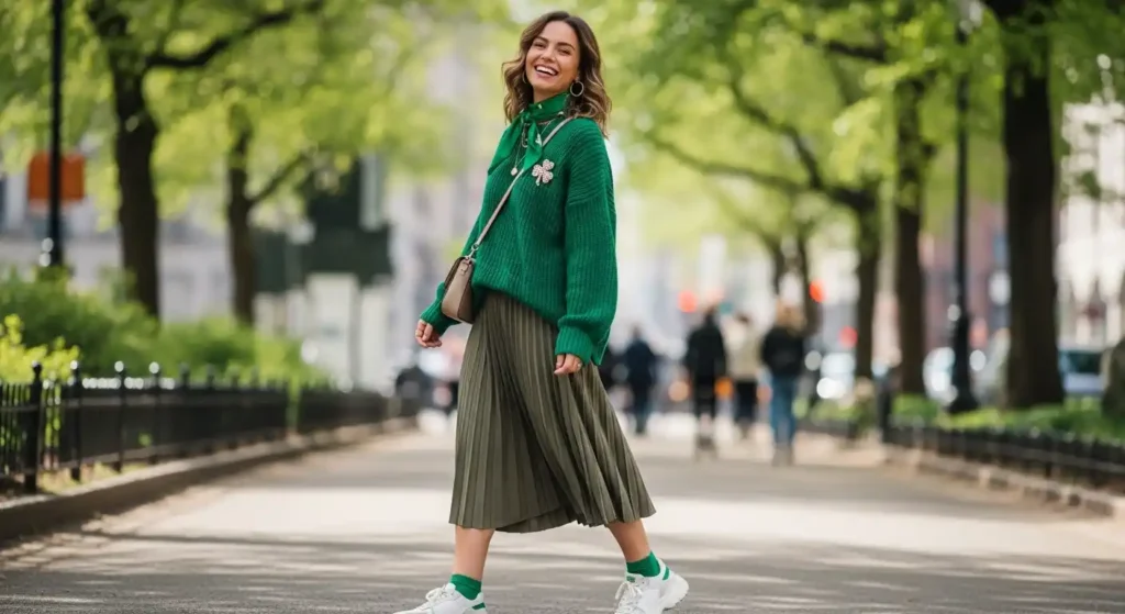17 Trendy St. Patrick’s Day Outfit Ideas for the Perfect Green Look 5 trendy-st-patrick-day-outfit-ideas