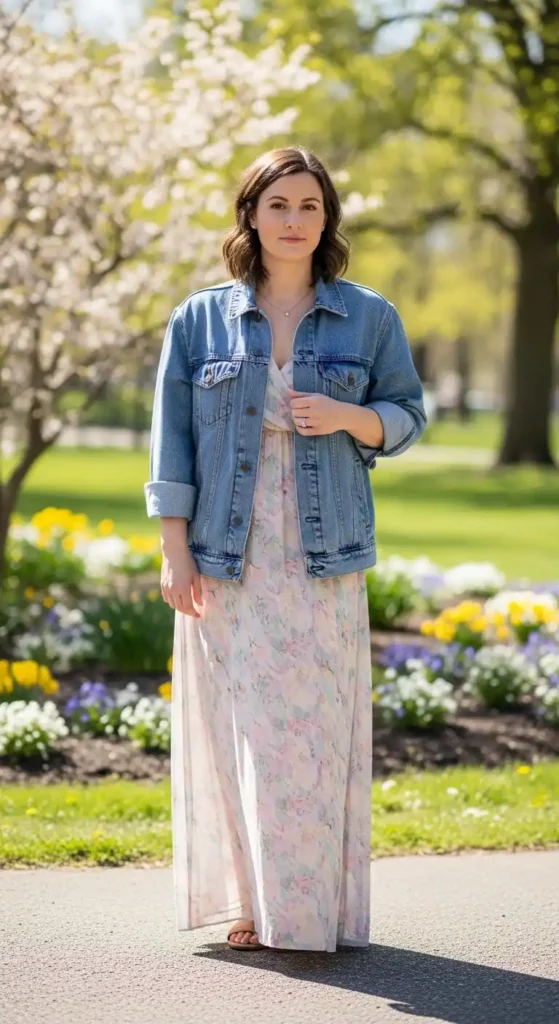 maxi-dress-with-denim-jacket