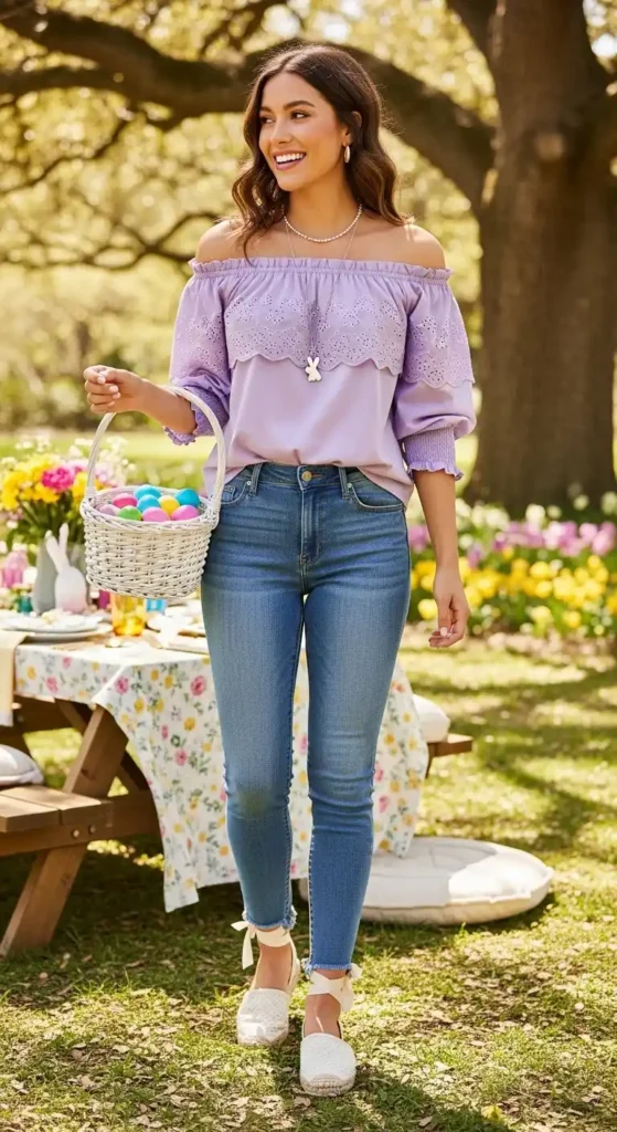 off-shoulder-top-with-skinny-jeans