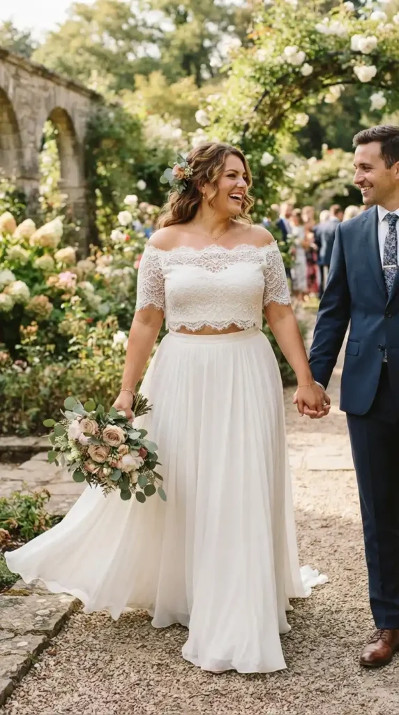 two-piece-plus-size-wedding-dress
