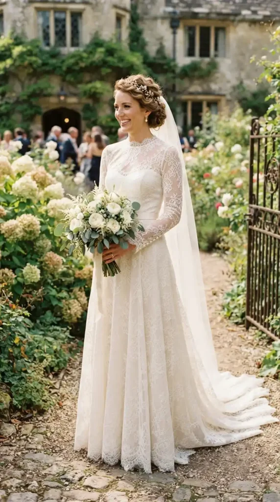 vintage-inspired-long-sleeves-wedding-dress